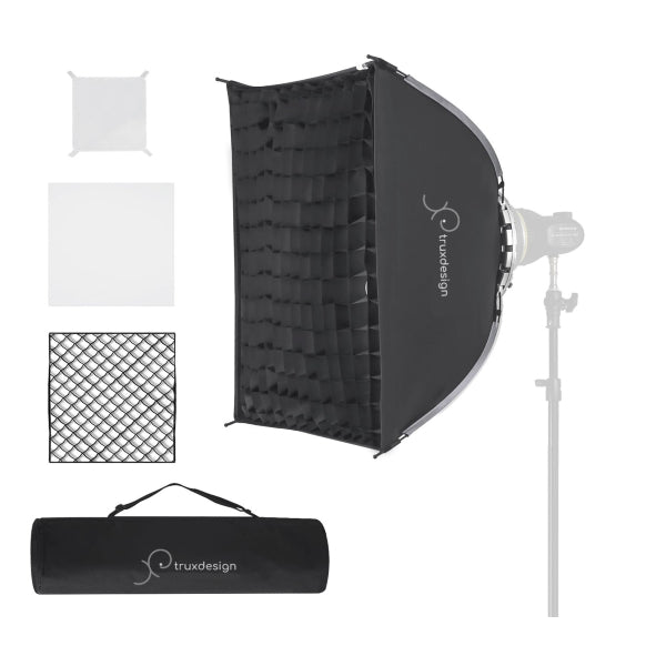 Trux Design Softbox 60x60cm ad Apertura Rapida con Griglia Trux Design Softbox 60x60cm ad Apertura Rapida con Griglia